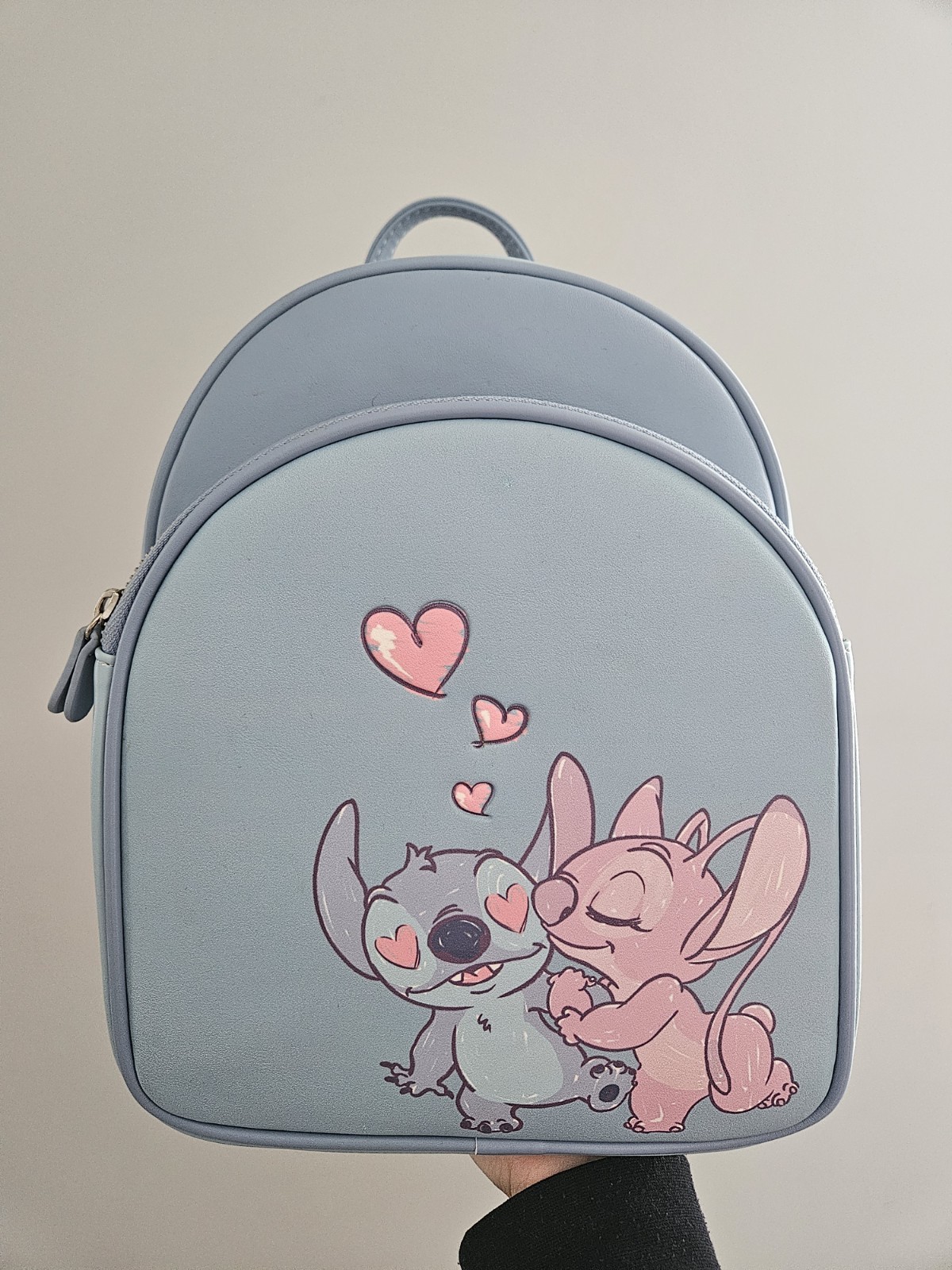NWT Disney Loungefly Lilo And Stitch Heart Stitch and Angel Couple Mini Backpack