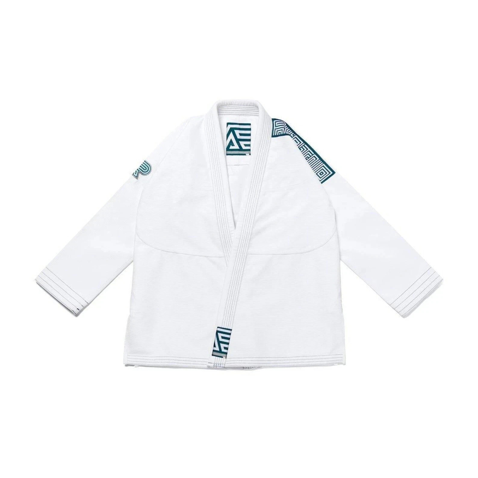 Albino and Preto Batch Tri-Color Herringbone Classic White BJJ Gi Brazilian