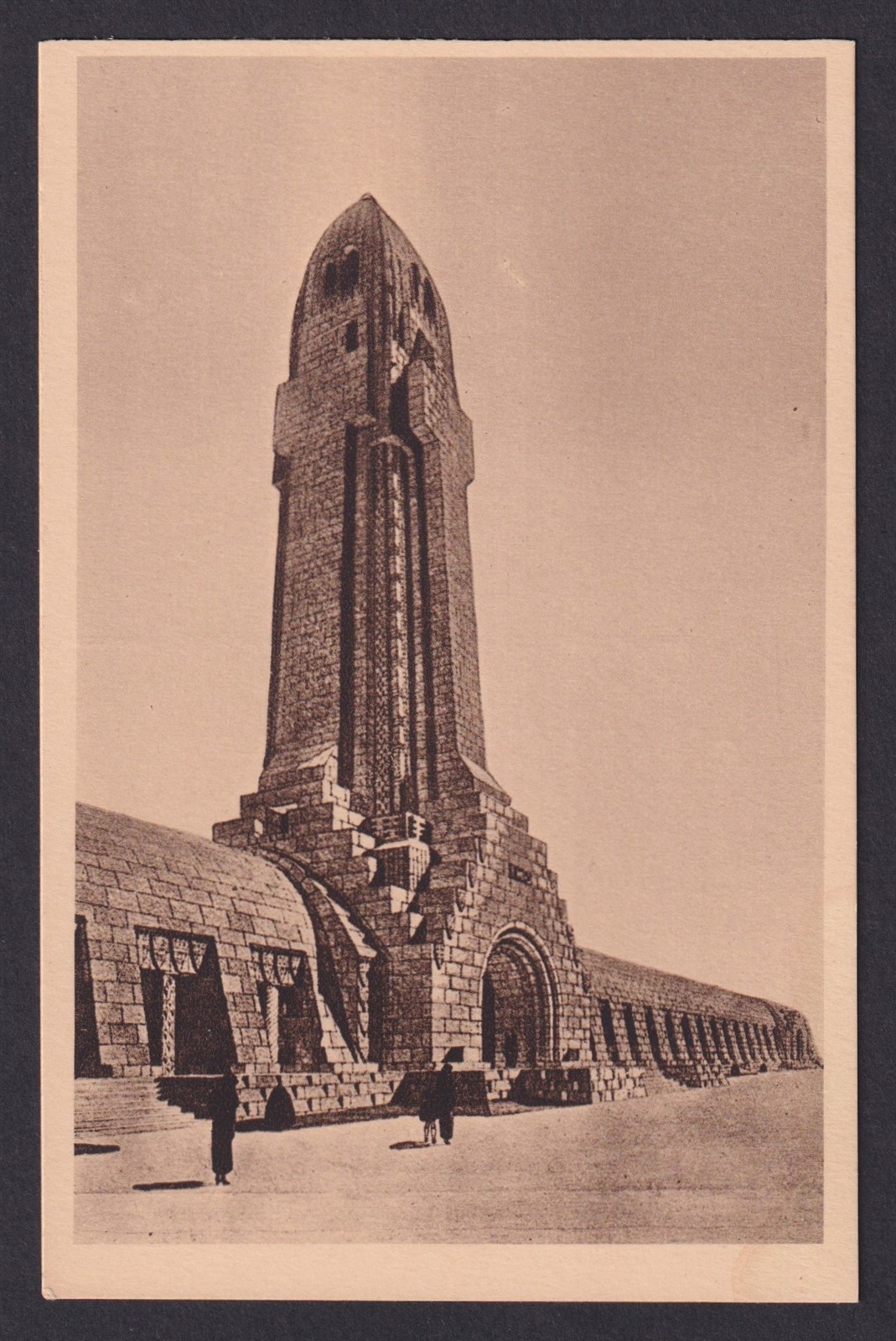 FRANCE, Vintage postcard, Fort Douaumont, Lighthouse Tower, WWI, Unused