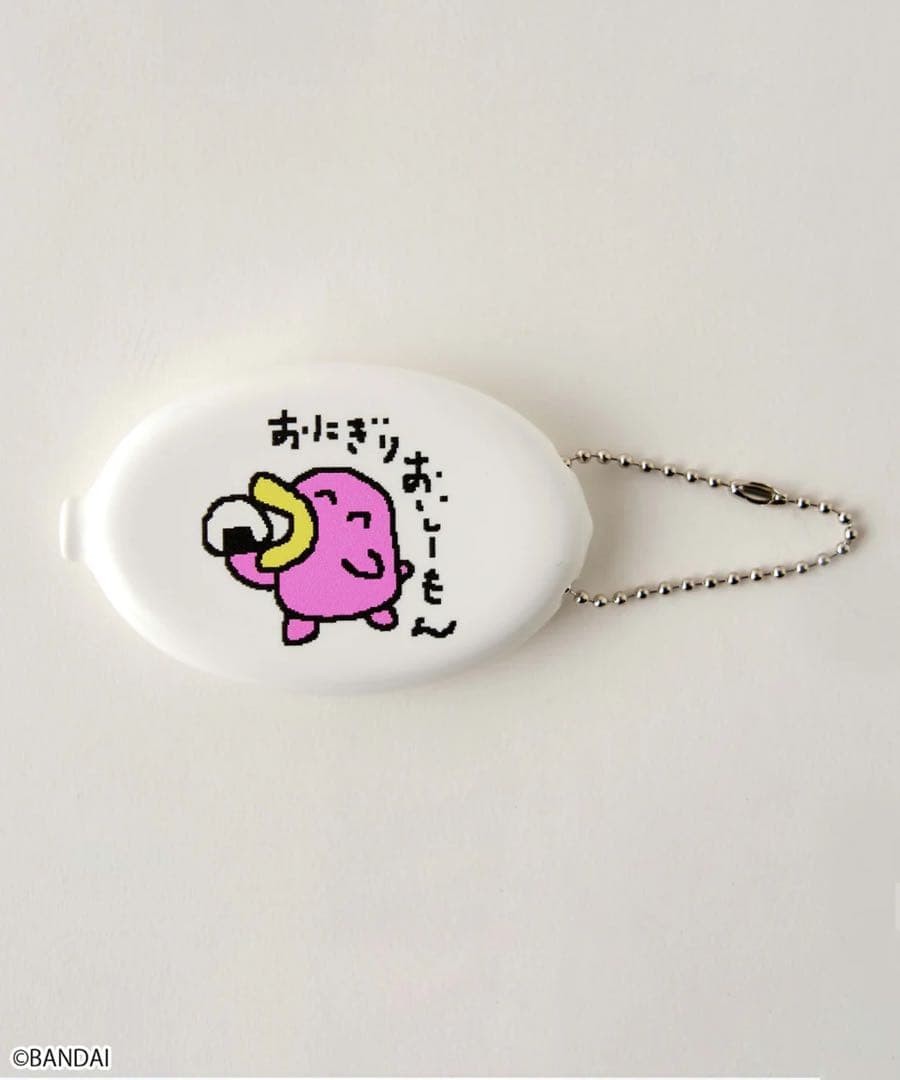 Bandai Tamagotchi Shizocchi Rubber Coin Purse Keychain Used