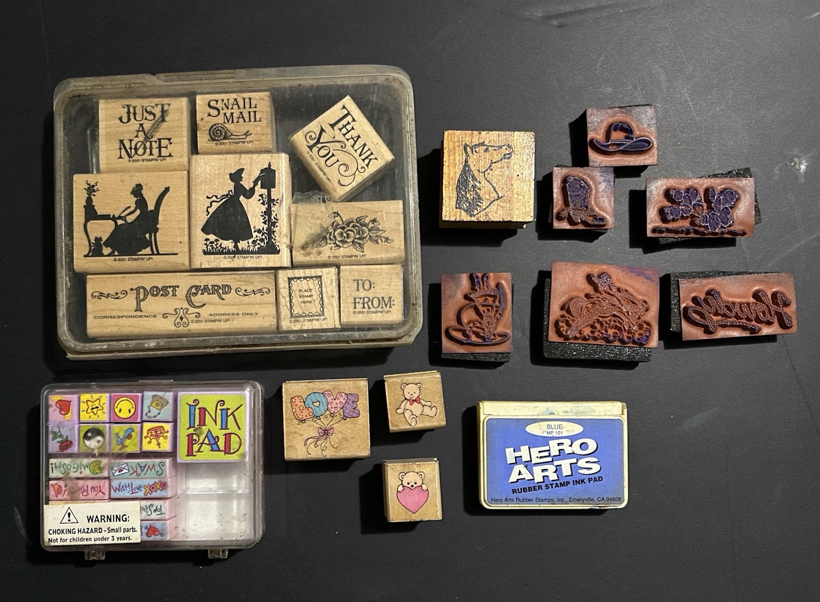Vintage Rubber Stamping Lot