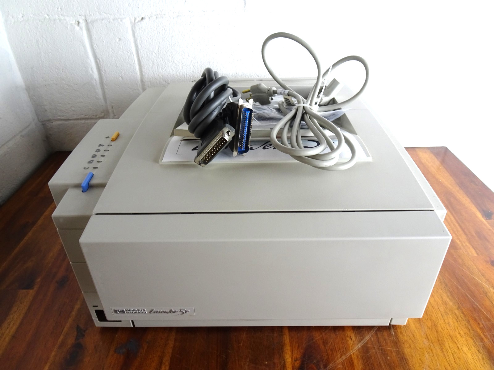 HP LASERJET 5P Monochrome Laser Printer w/Extras Vintage 1995 Tested New Toner