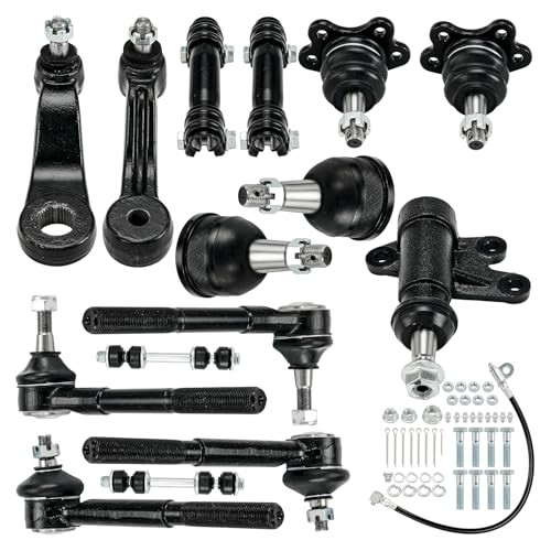  Front 15Pcs Front Upper Lower Control Arms For 1993-2000 C1500/C2500/C3500