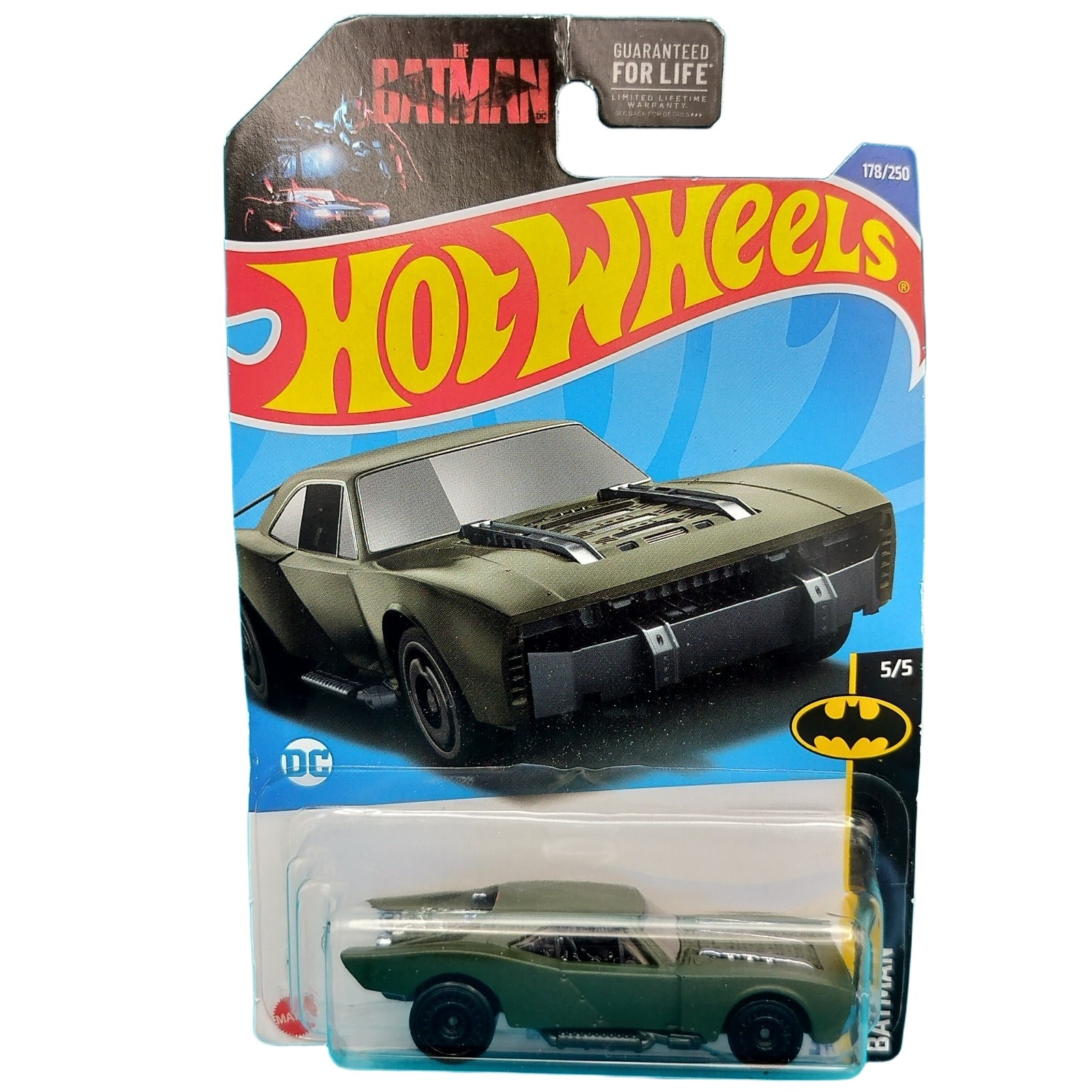 2022 HOT WHEELS THE BATMAN MOVIE BATMOBILE BATMAN SERIES 5/5