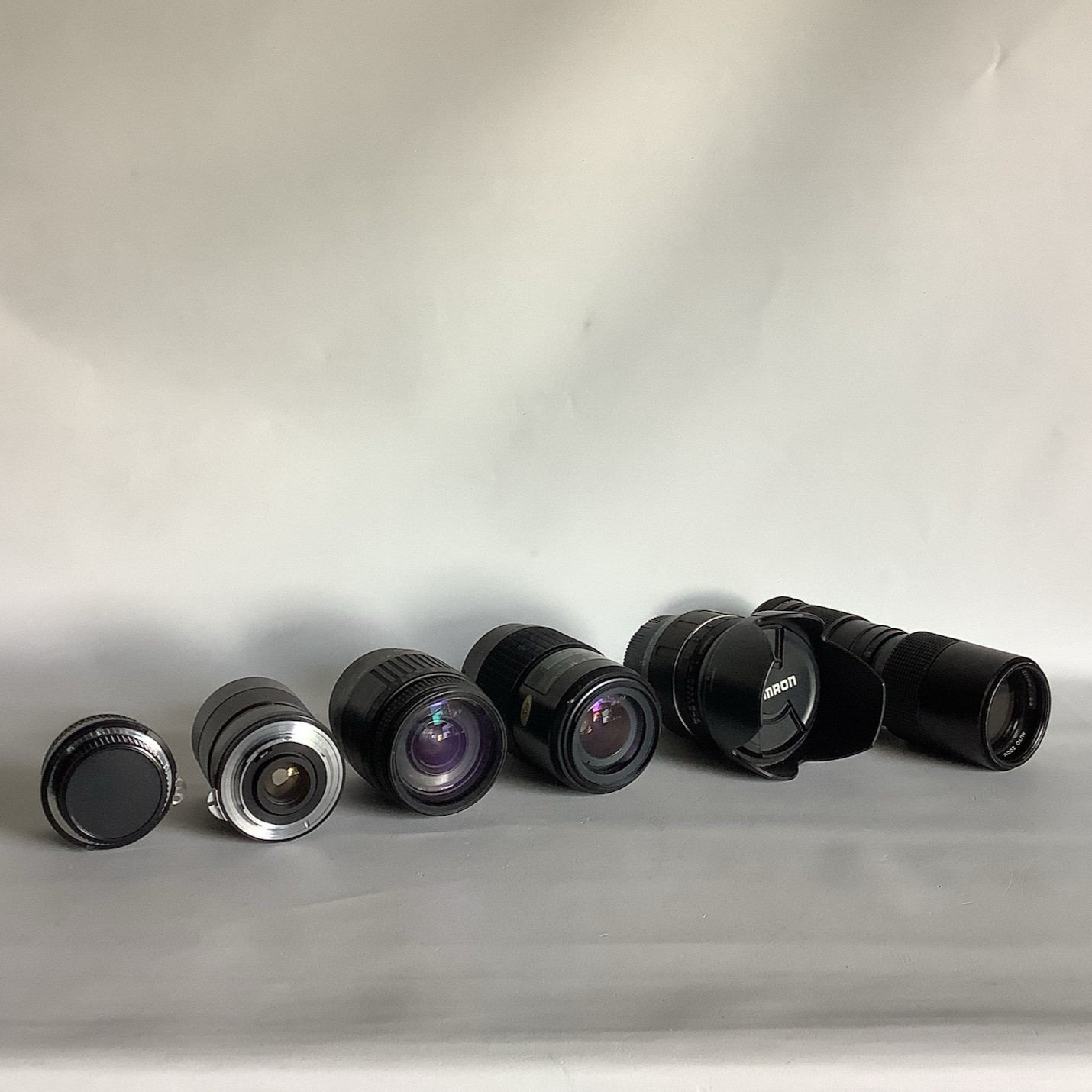 Misc. Camera Lens Lot of 6 - Includes RARE Tamron, Vivitar, Auto Sears, & Sigma