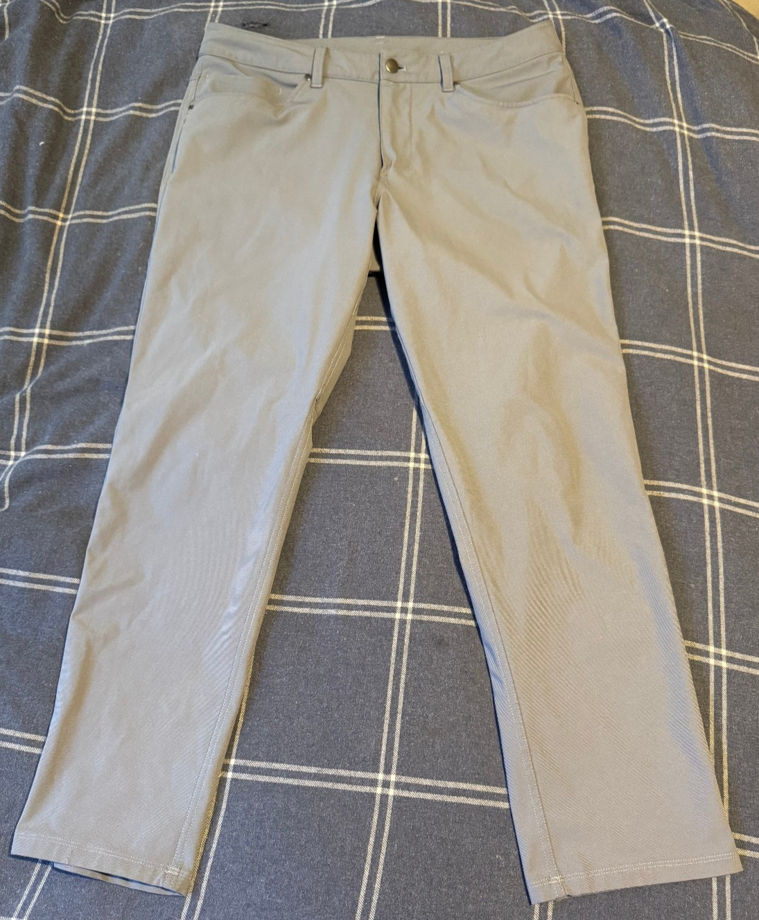 Lululemon ABC Skinny Pant Warpstreme Obsidian Men Size 33 X 32