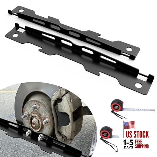  Wheel Alignment Tool Plates 2 Pack Toe Alignment Tool with 2 Measuring Black