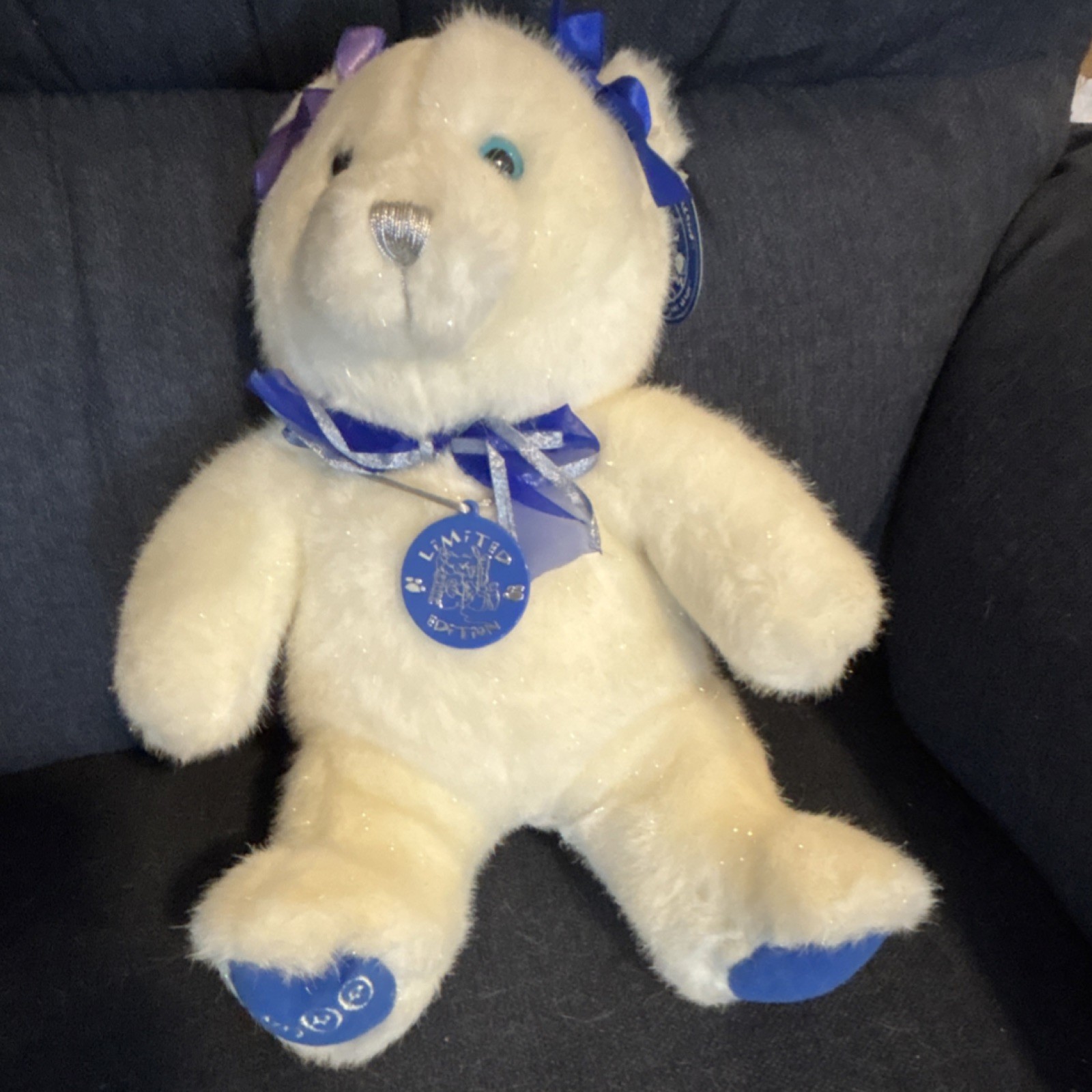 Build-A-Bear Workshop Millennium Cub Collectibears Limited Edition White 2000