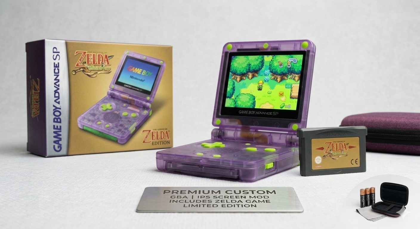 Gameboy Advance SP console "Rebuilt"