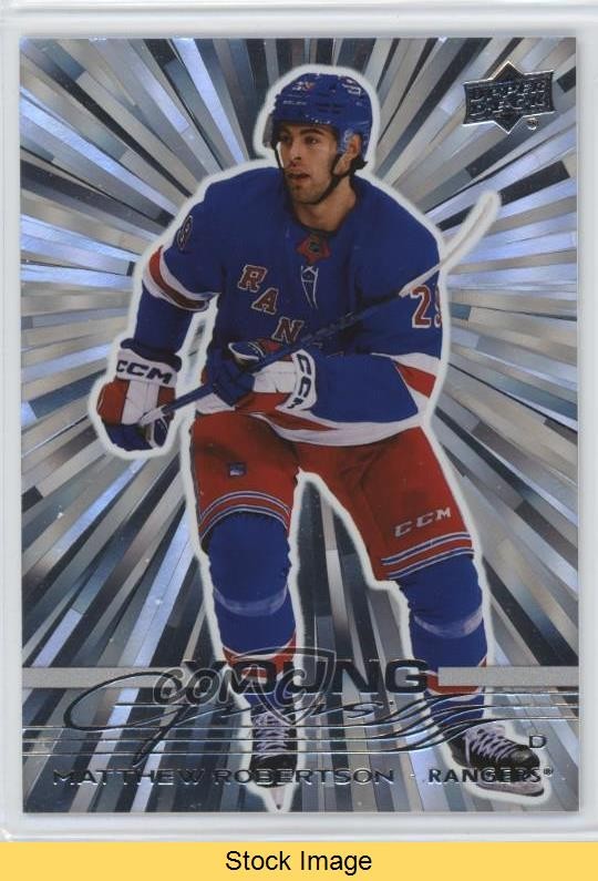 2025-26 Upper Deck Series 1 Young Guns Outburst Matthew Robertson #239 READ 1j6p