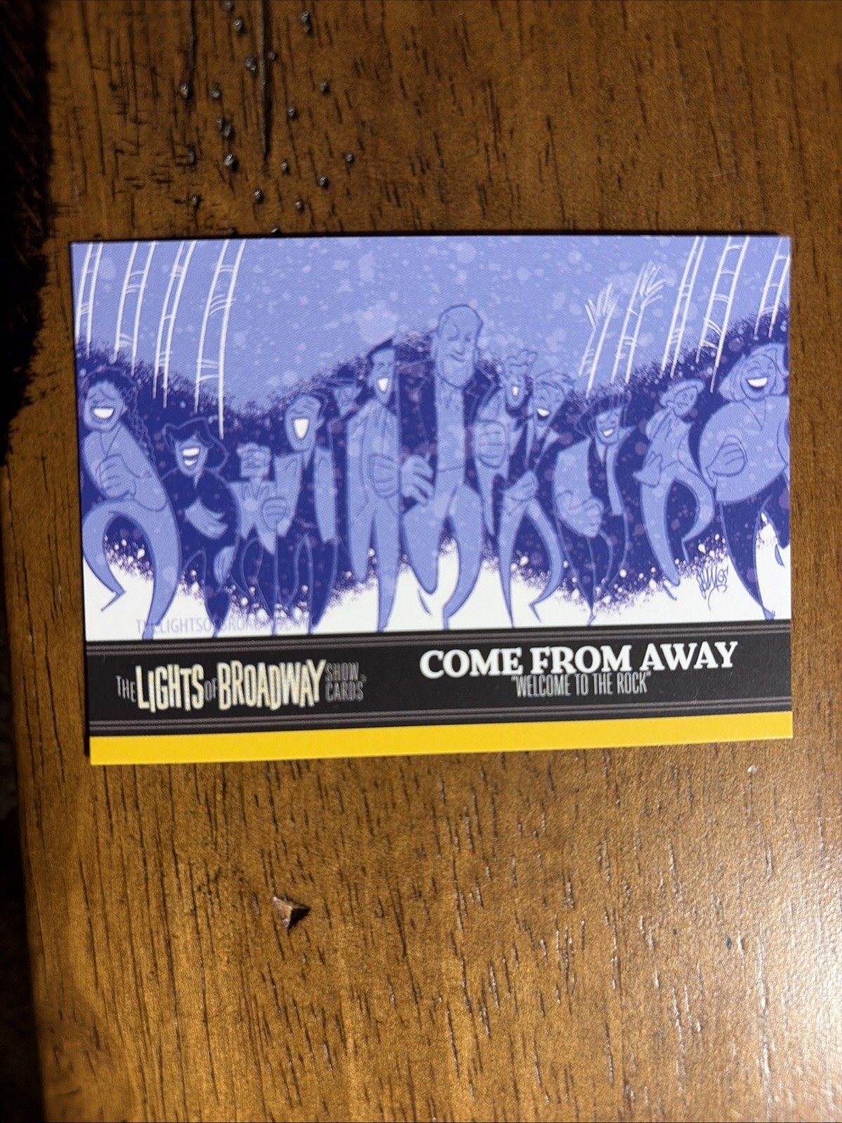 Lights of Broadway Card  Come From Away 2021 Edition 