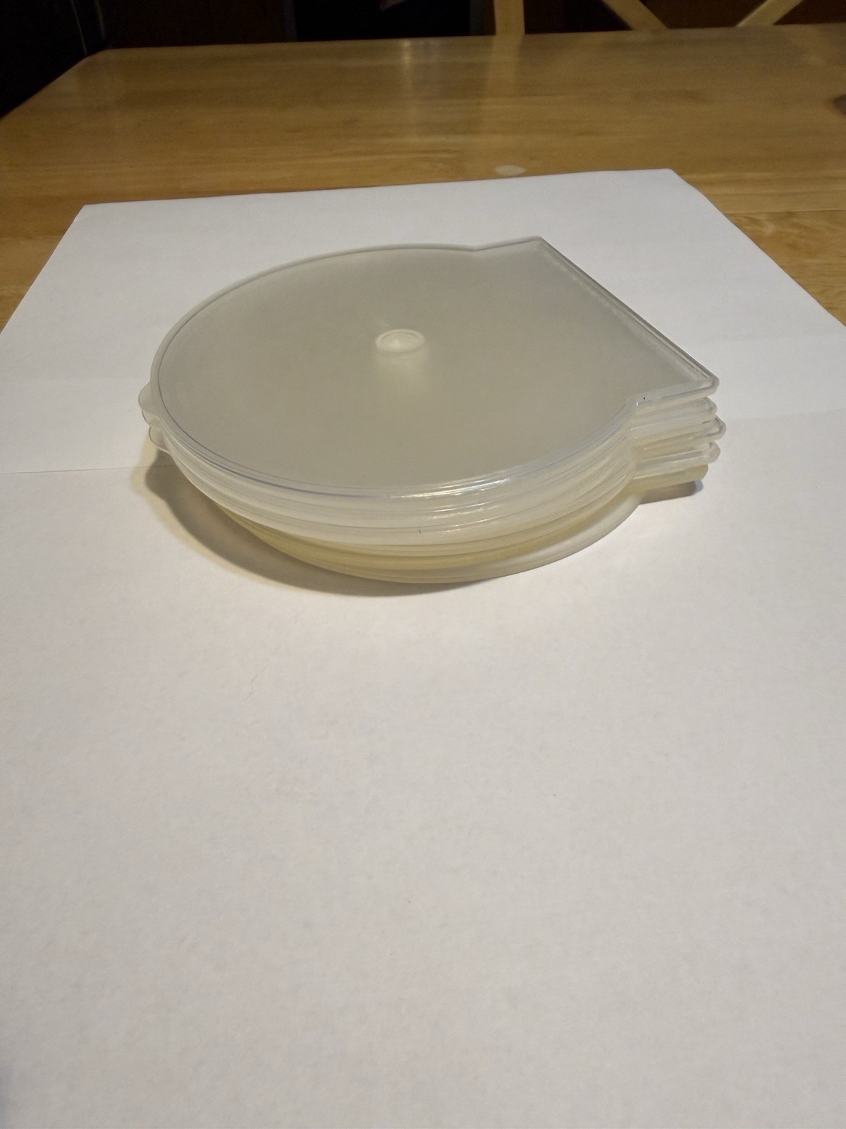 7 Round Clear Empty Disc Case