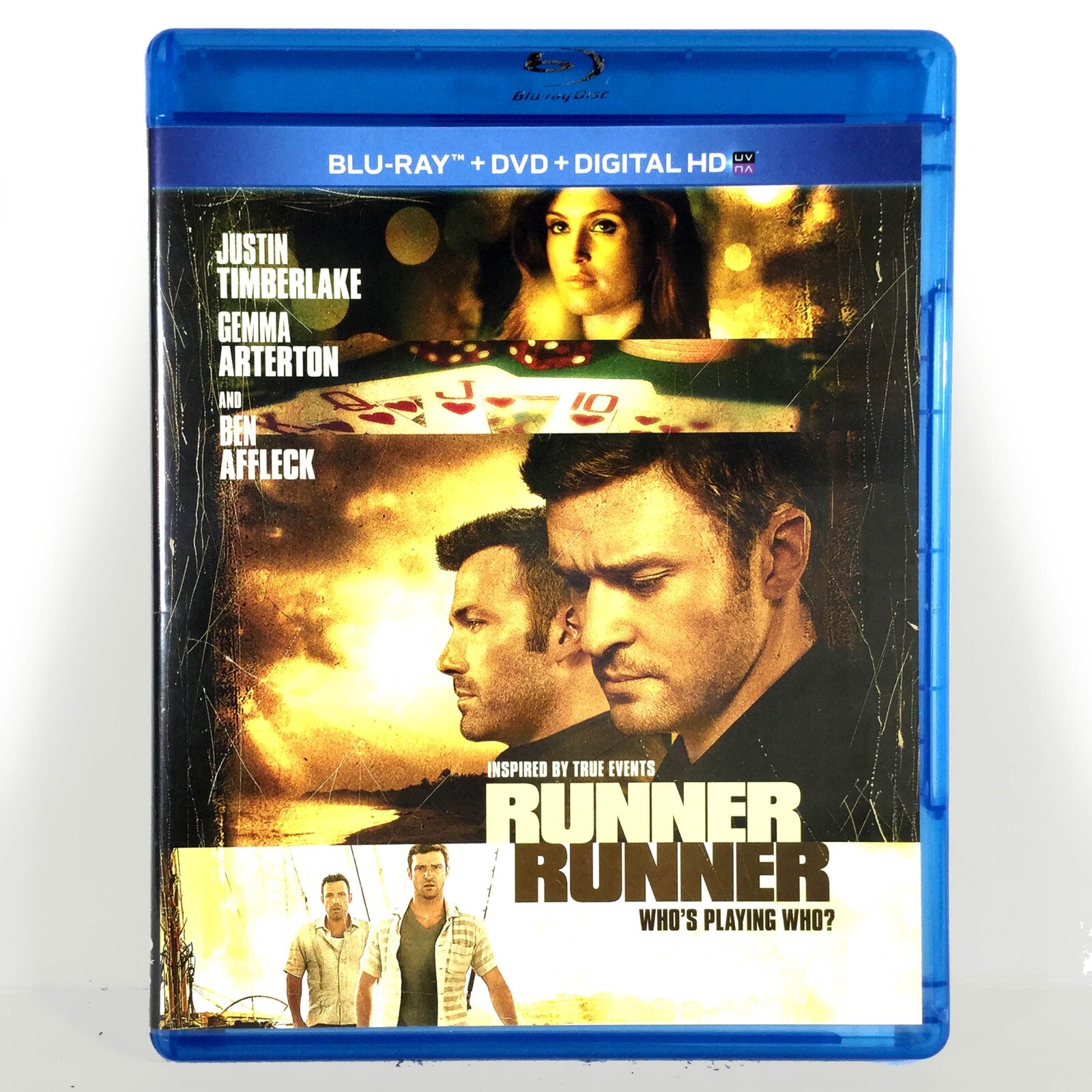 Runner Runner (Blu-ray/DVD, 2014, Inc Digital Copy) Like New !   Ben Affleck