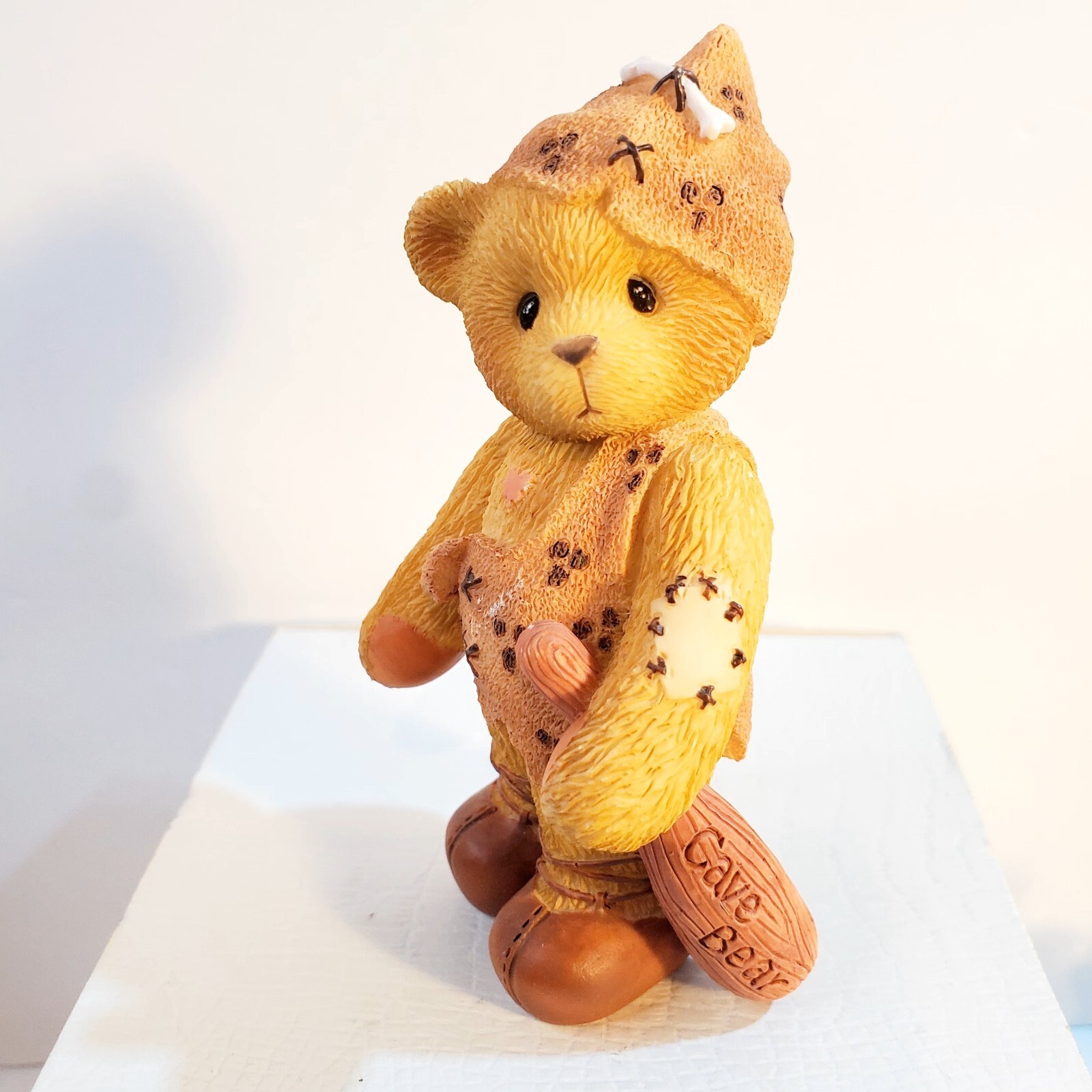 Vintage Cherished Teddies HUNTER 1998 Me Cave Bear, You Friend Figurine
