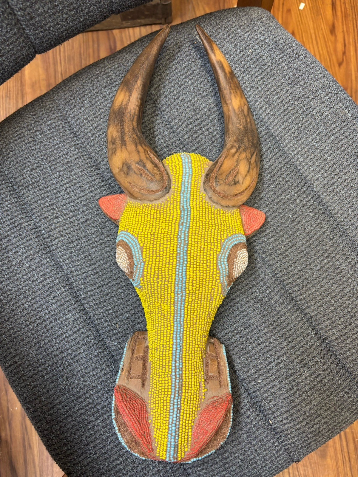 Cameroon Water Buffalo Crest Mask
