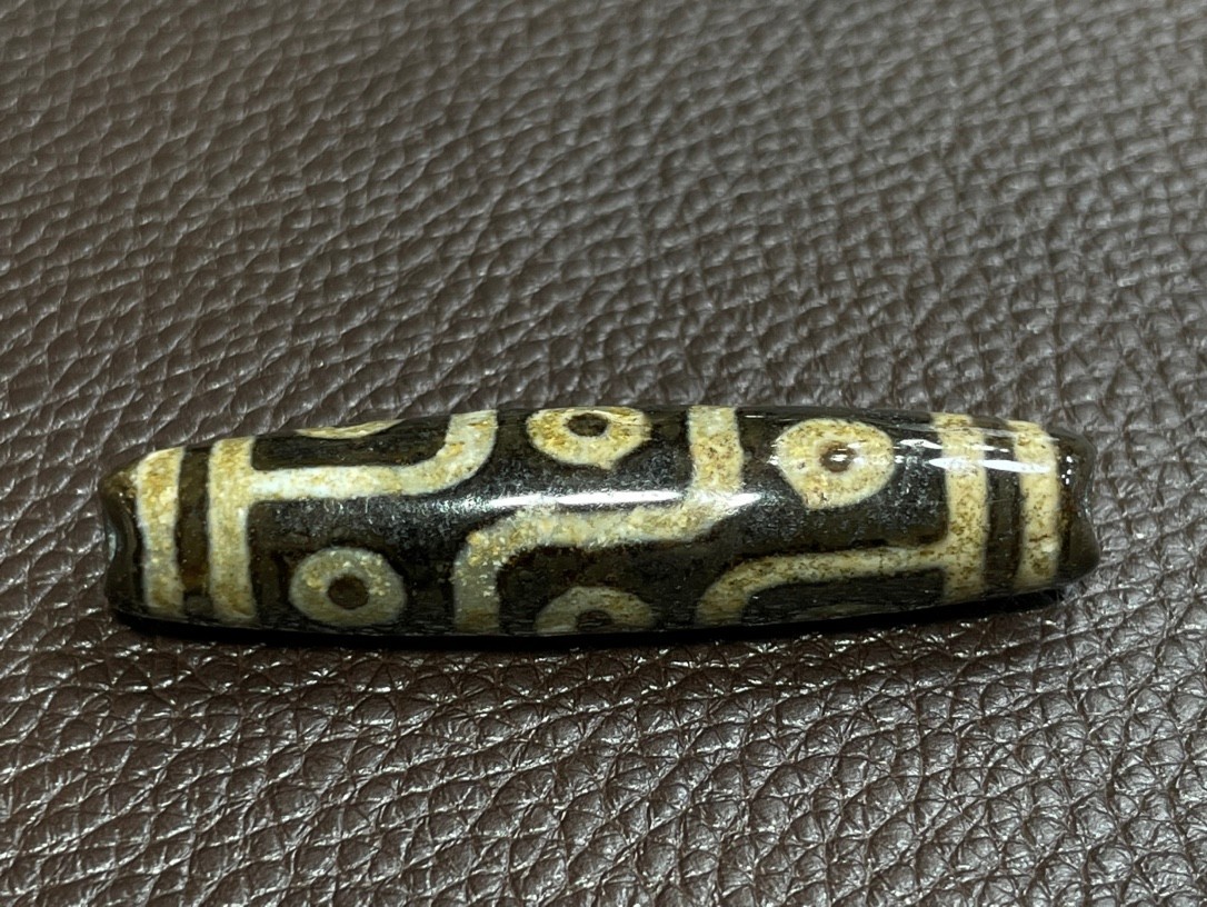 Old Tibetan Nepalese Himalayan Ancient 9 eye Old Dzi Talisman Beads Amulet 九眼天珠