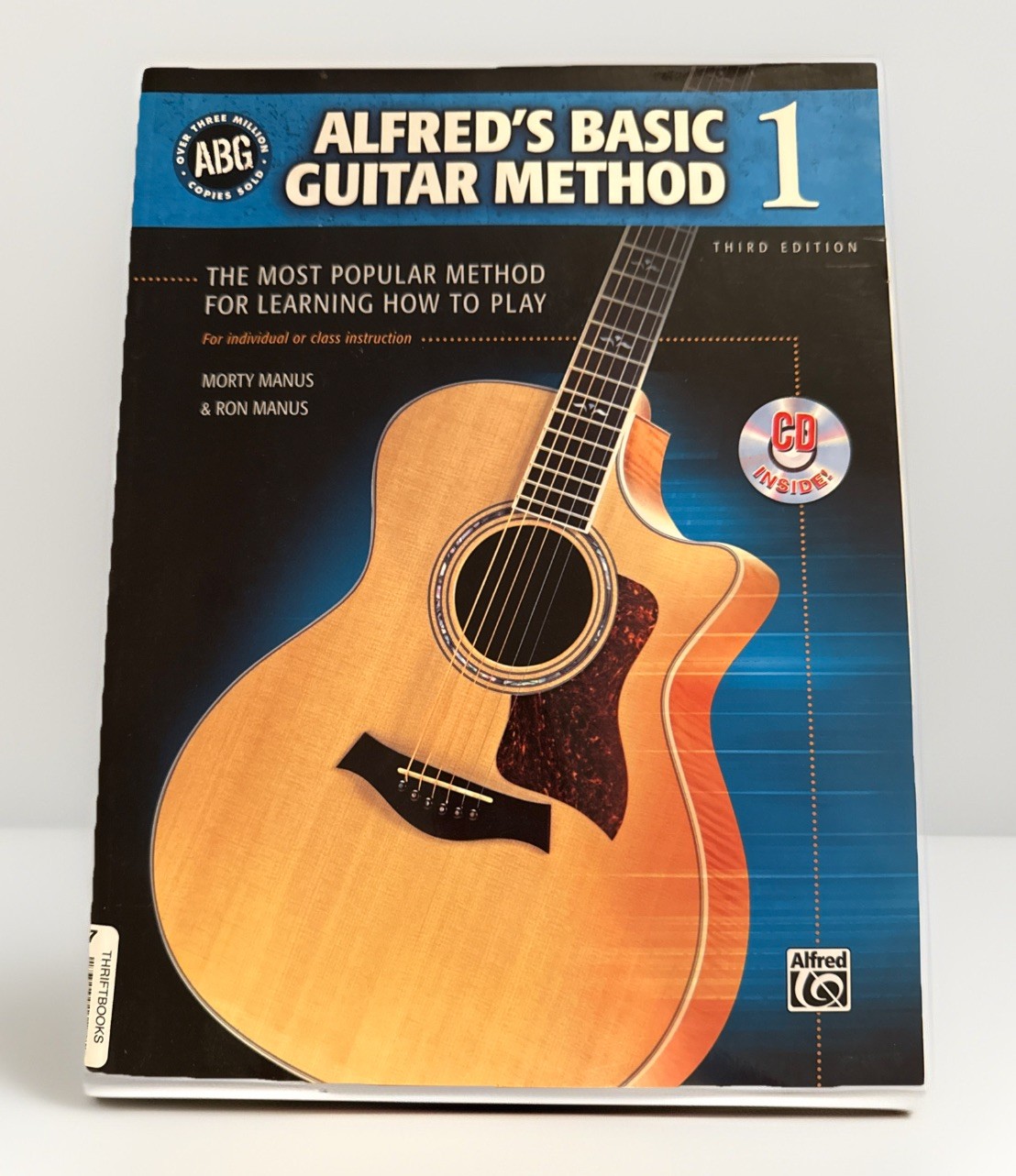 Alfred’s Basic Guitar Method Book 1 with CD Unused Morty Manus Beginner Lesson