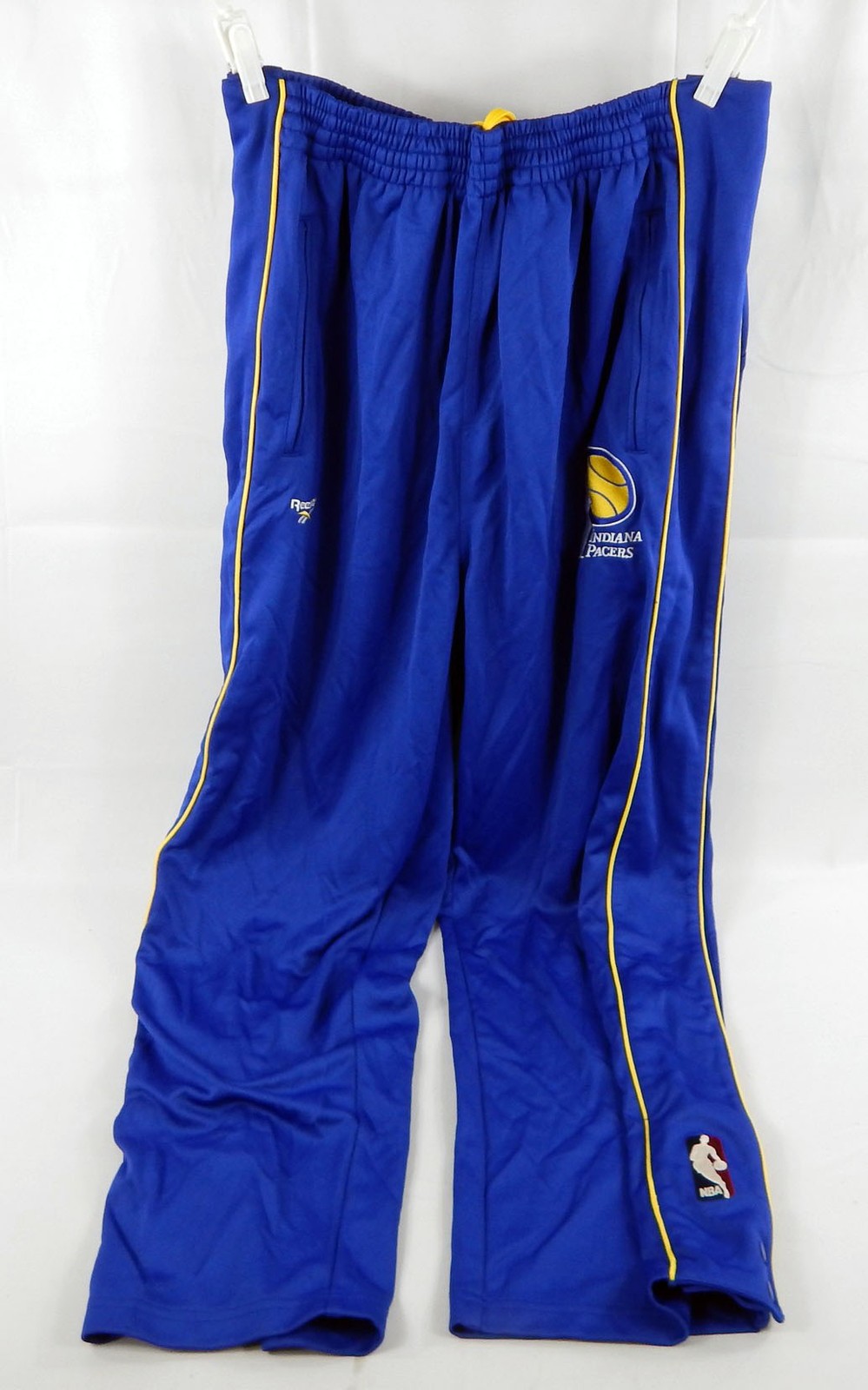 2004-05 Indiana Pacers Anthony Johnson #8 Game Used Blue Warm Up Pants Hardwood6
