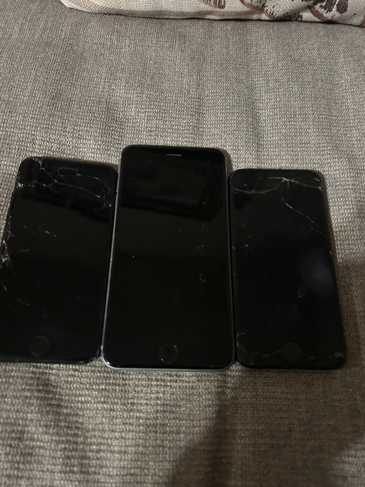 Lot Of 3 IPHONES Parts Repair  iPhone 5 And 2 Unknown 