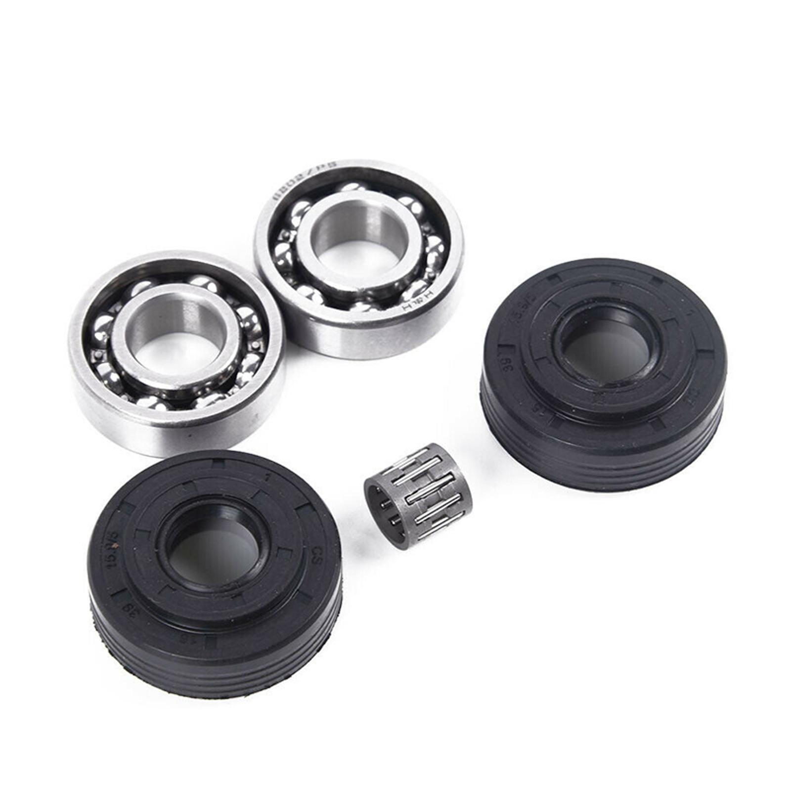 Crank Ball Bearing+Oil Seal+Needle Bearing For Husqvarna 340 345 350 346 351 353