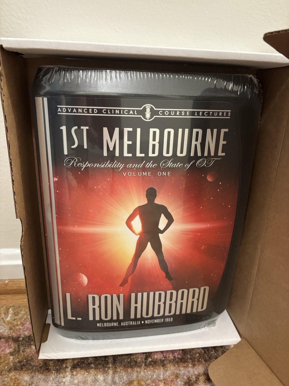 L. Ron Hubbard 1st Melbourne Responsibility & State of OT Vol 1 & 2 Audio CD