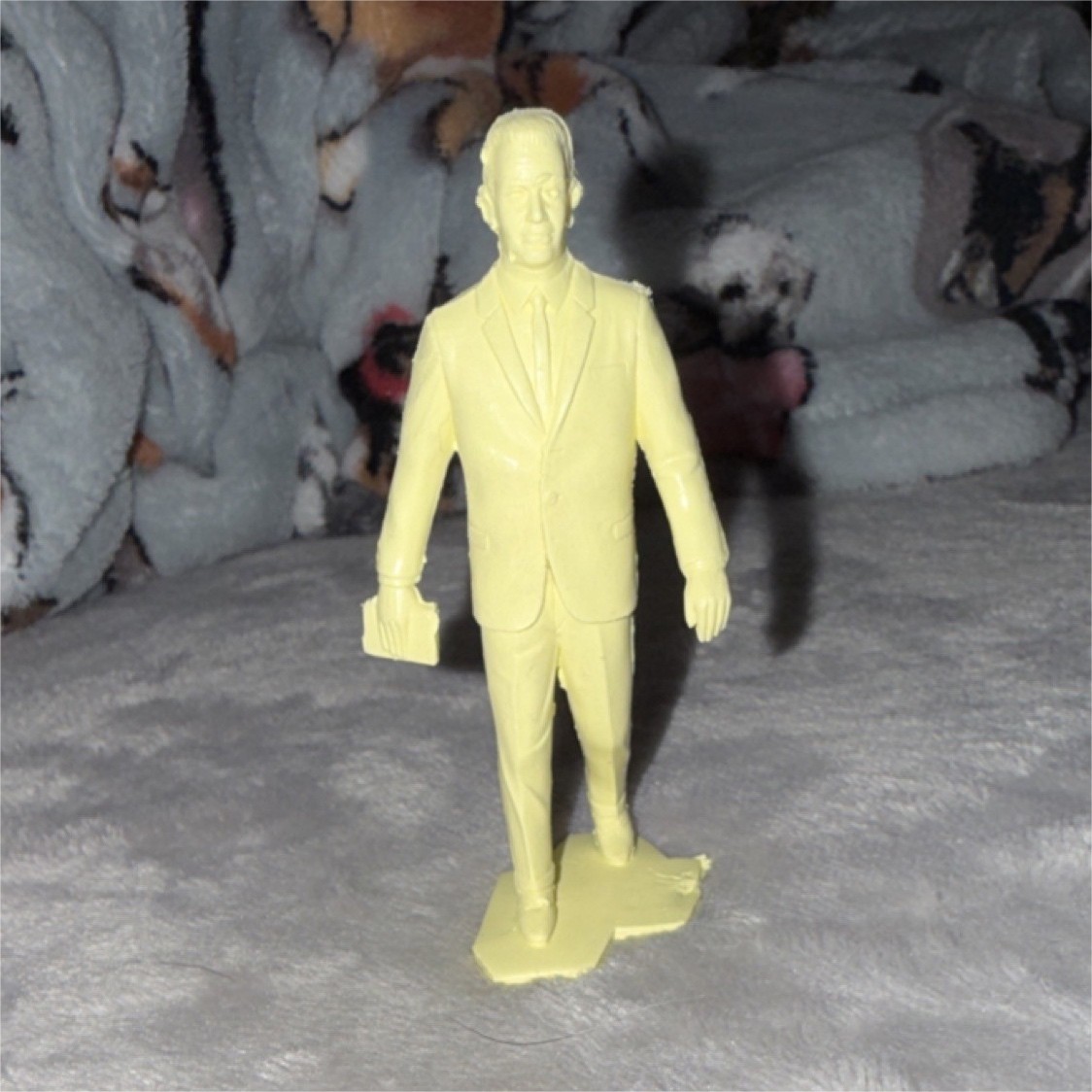 Marx Plastic Toy Figure Man in Suit with Briefcase Vintage Pre-1970 Boys & Girls