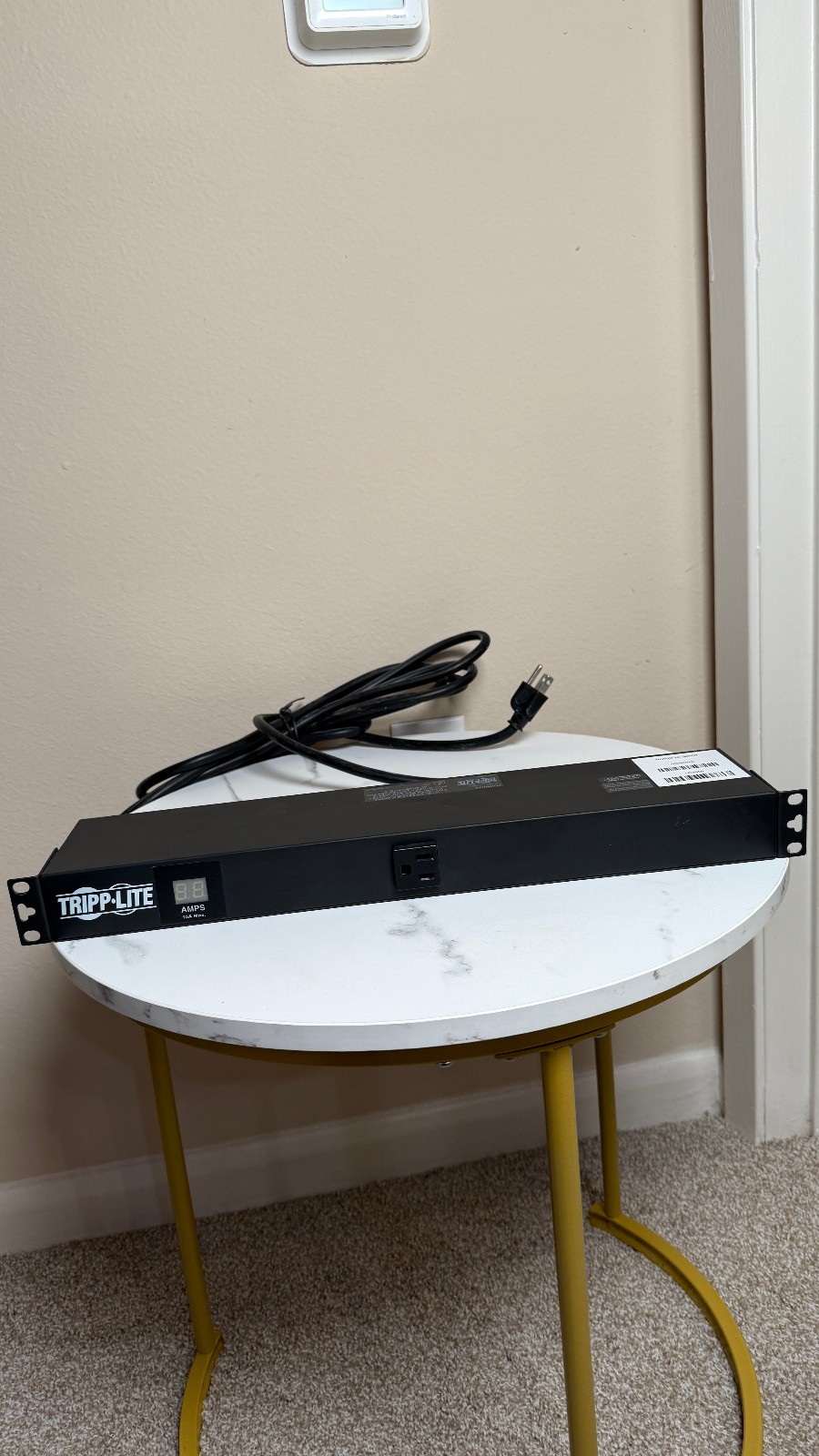 Tripp Lite PDUMH15 Metered 1U 120V 15A 15 ft Power Distribution Unit Open Box