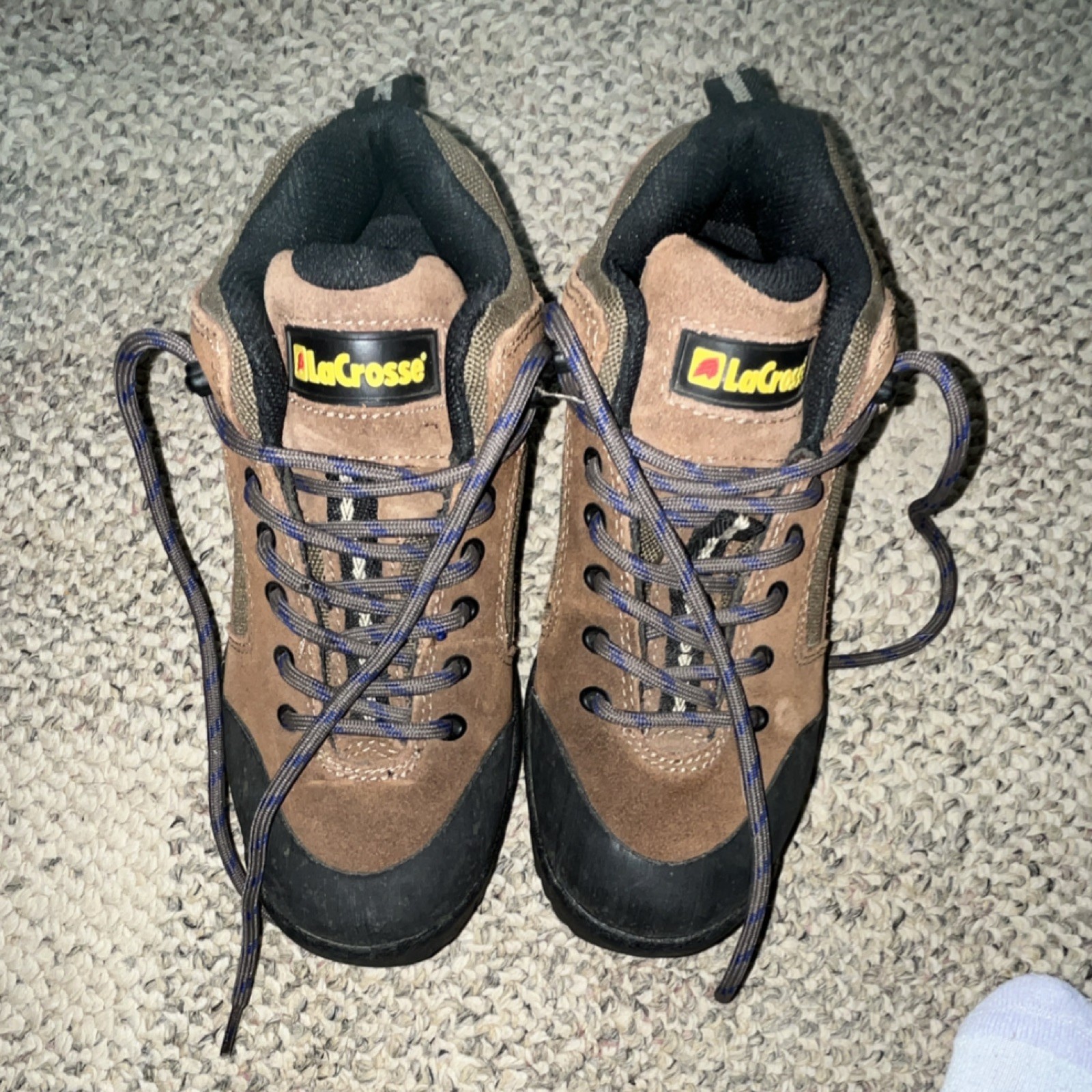 LaCrosse Men's Hiking Boots Brown and Black Medium Width Size 6 Brown Black