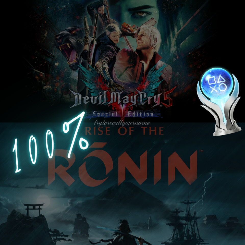 SPEEDRUN DEVIL MAY CRY 5 SE + RISE OF THE RONIN PS4/PS5 Platinum Trophy Service