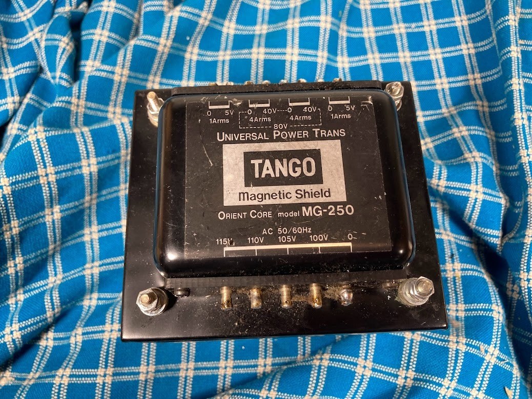TANGO MG250 Power Transformer TR Type Operating Amplifier Used