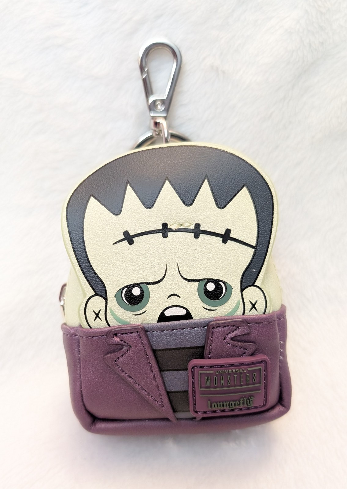 loungefly universal monsters Frankenstein Mini Backpack Keychain new