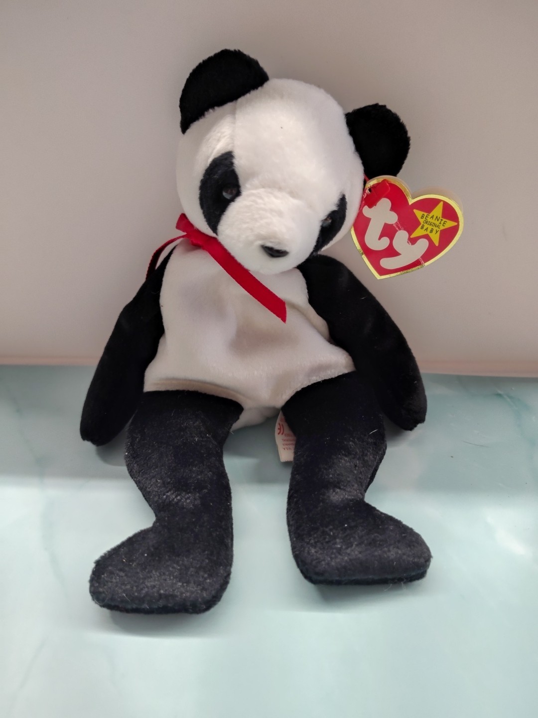 Ty Beanie Babies Panda Bear Fortune