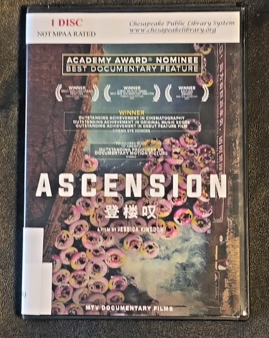 Ascension (DVD, 2021) - Academy Award Nominee - Ex Library copy