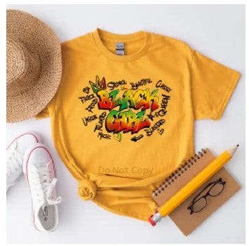 Black Girl Graffiti T-Shirt – Bold, Fierce & Unapologetic