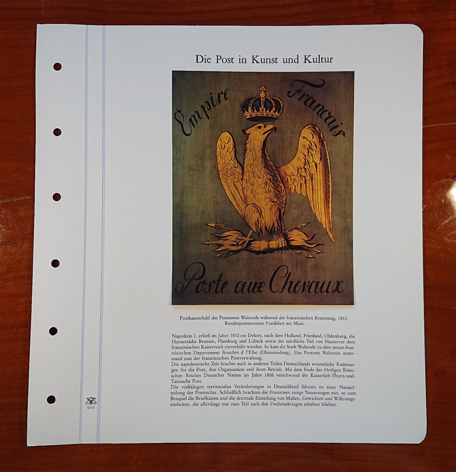 Vordruckblatt the Post Art & Culture Posthausschild post Office Coolham 1811