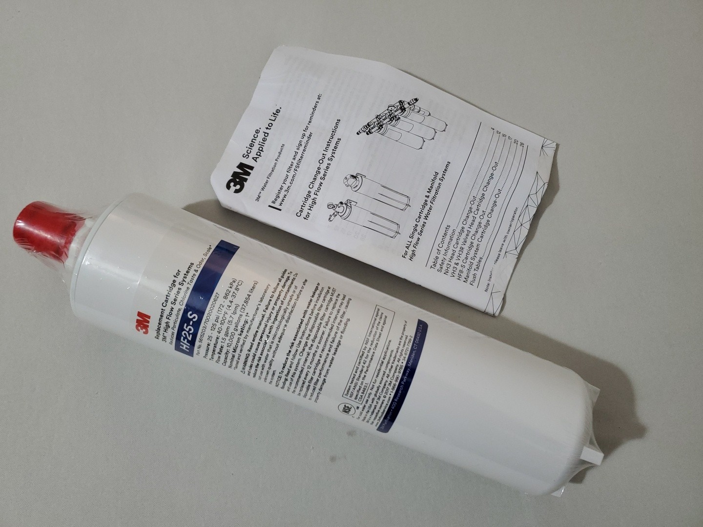 3M™ High Flow Series HF25-S Replacement Filter Cartridge p/n 5615203