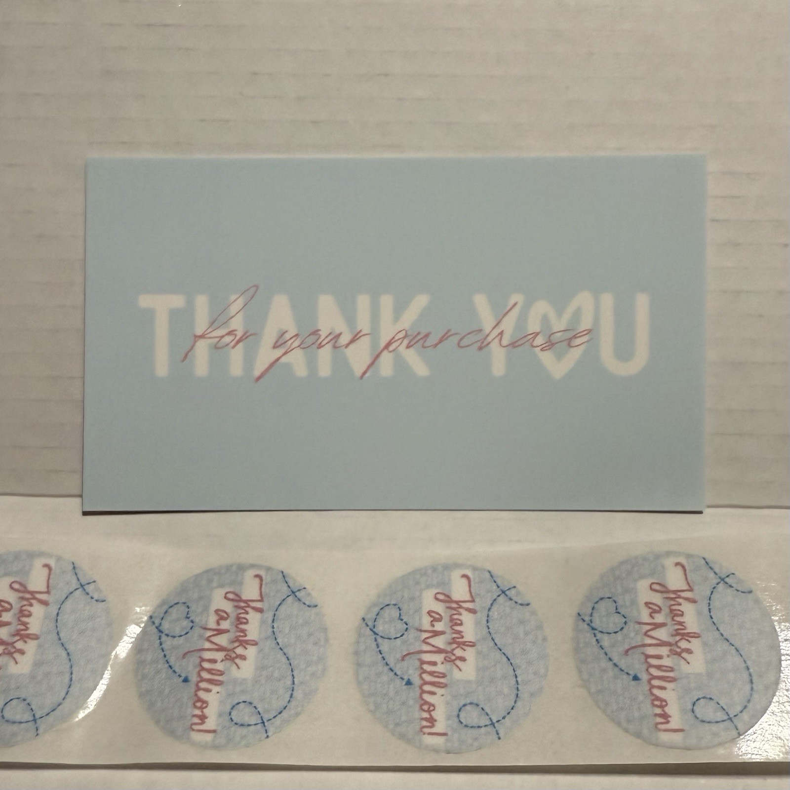 25 Thank You Business Cards Kit