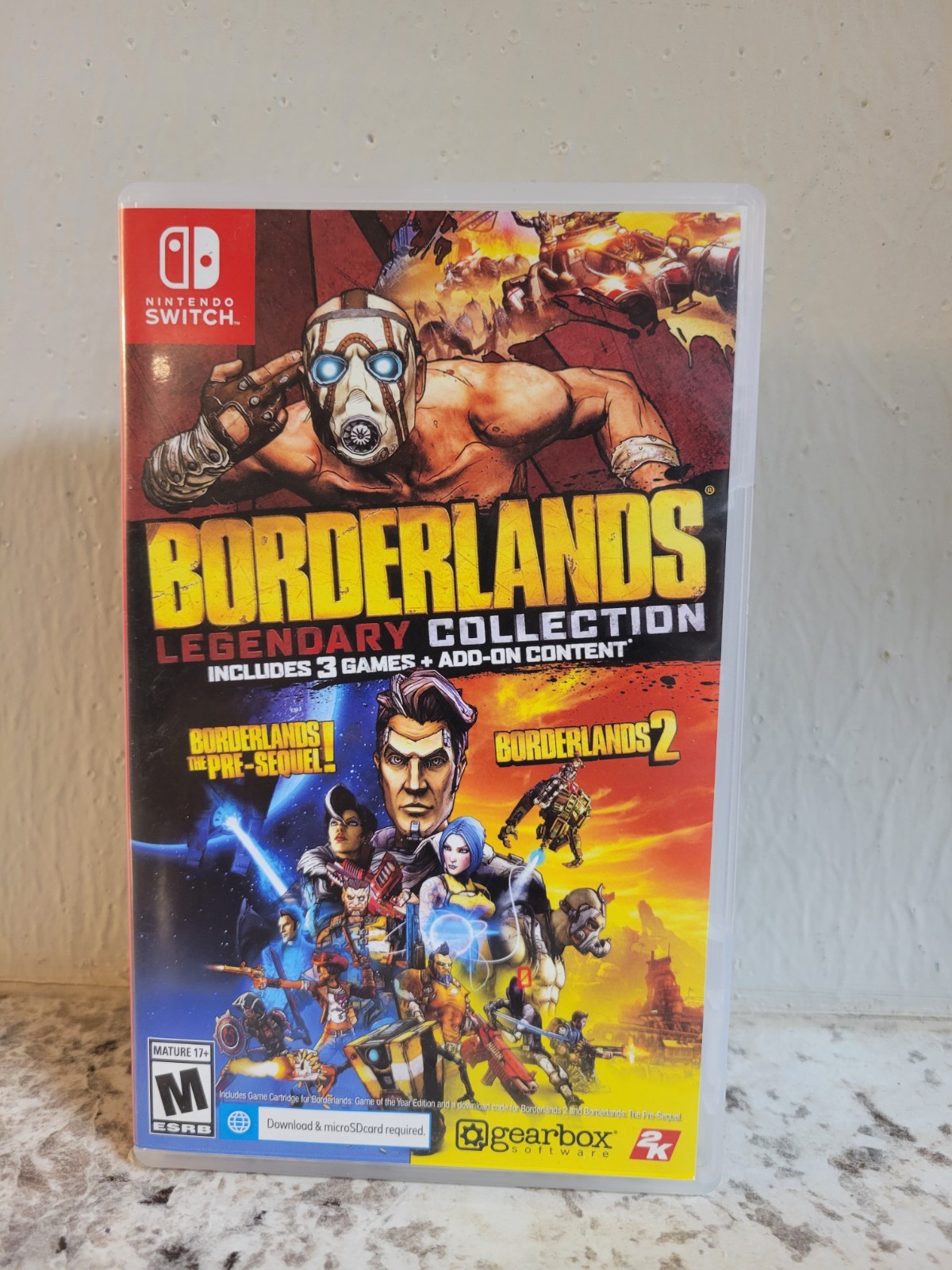Borderlands Legendary Collection (Nintendo Switch, 2020) CASE ONLY NO GAME 