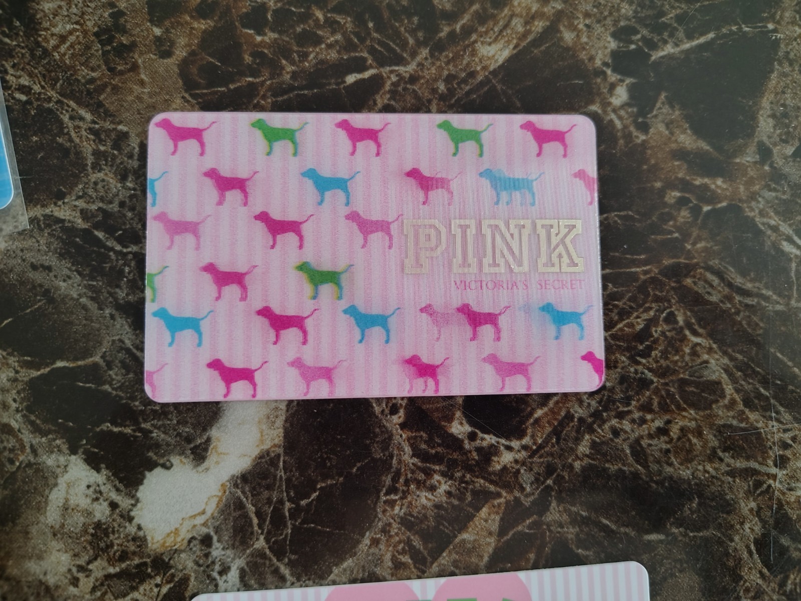 RARE & VHTF PINK Collectible Gift Card. $0 Balance