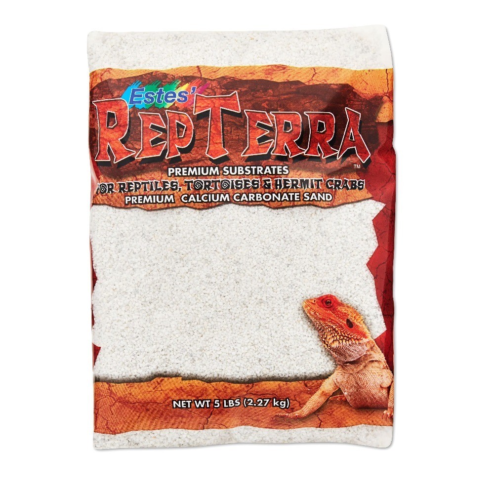 Natural White Reptile Terrarium Sand for Lizards Snakes Habitats 5lb