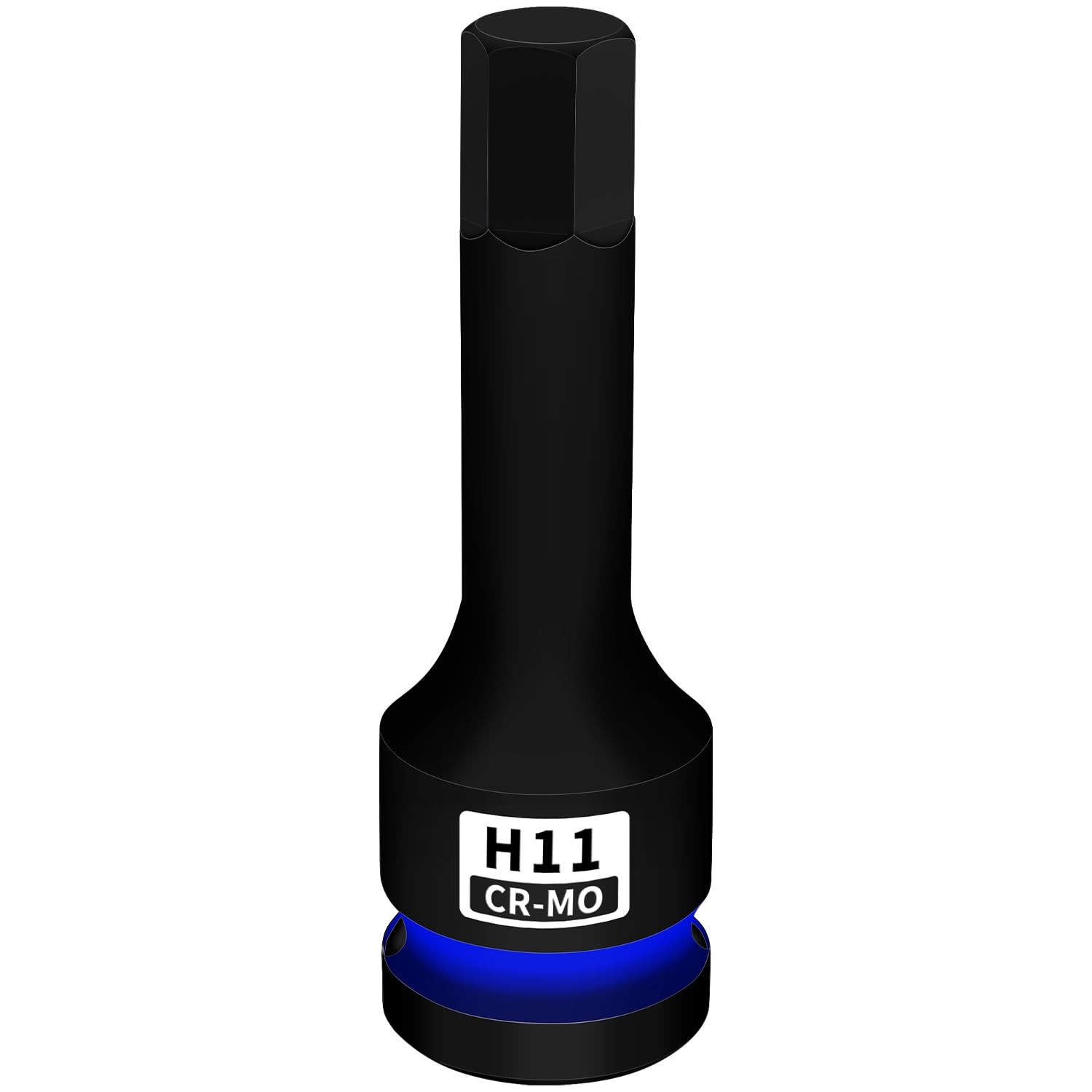 JEUCLEL 11mm Hex Impact Bit Socket, H11 1/2-Inch Drive 1PC | 11MM 