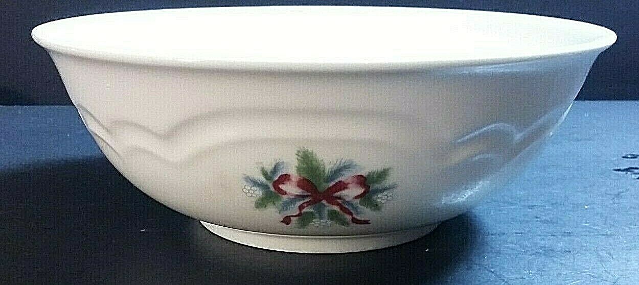 Pfaltzgraff Red Ribbons 6 1/4" Soup/Cereal Bowl