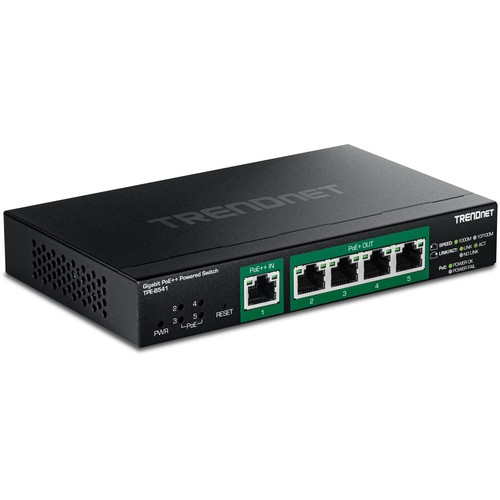 TRENDnet-New-TPE-B541 _ 5-PORT GIGABIT POE++ POWERED MANAGED SWITCH WI