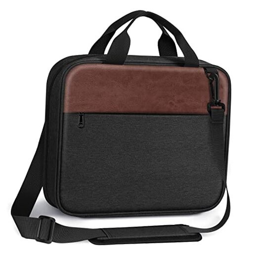  Large Bible Cover, Carrying Book Case Church Bag Bible Black & Brown