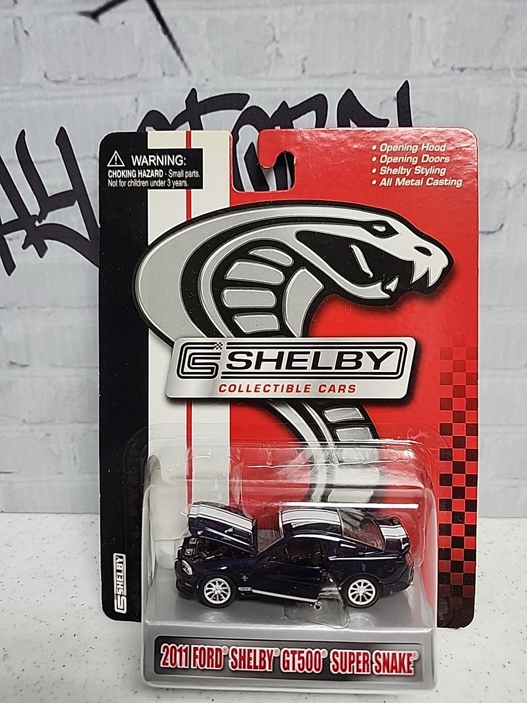 2010 Shelby Collectibles 2011 Ford Shelby GT500 Super Snake 1:64 Diecast