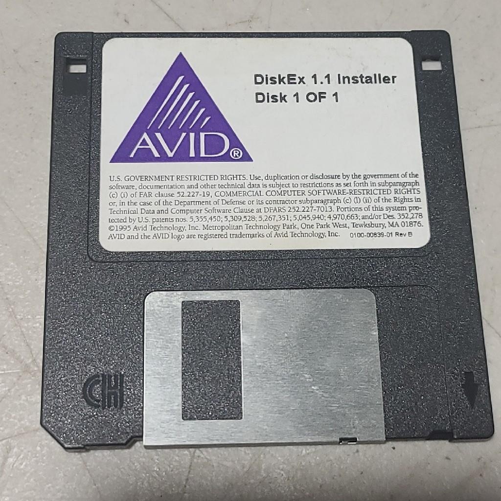 AVID DiskEx 1.1 Installer Disk
