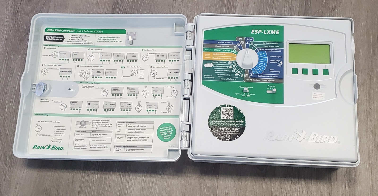 Rain Bird ESP-LXD Irrigation Controller Digital Display 8 Zone Control