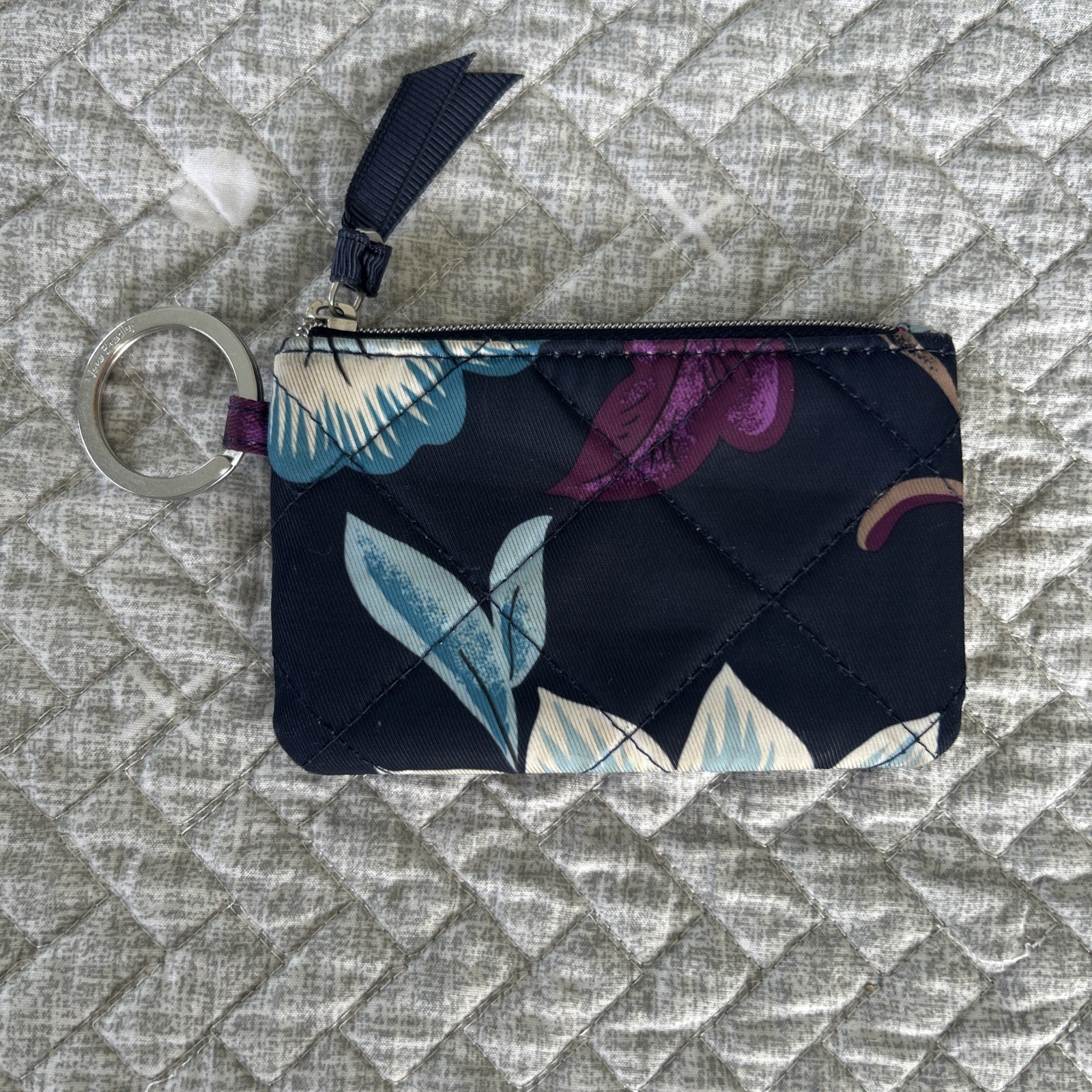 Vera Bradley African Violet Women's Zip ID Case Card Wallet