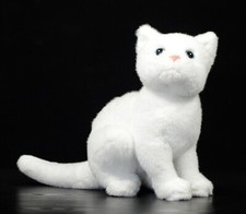 Cute White Cat New 9 Inch Stuffed Animal Plush Toys Toddler Doll Kids Gifts