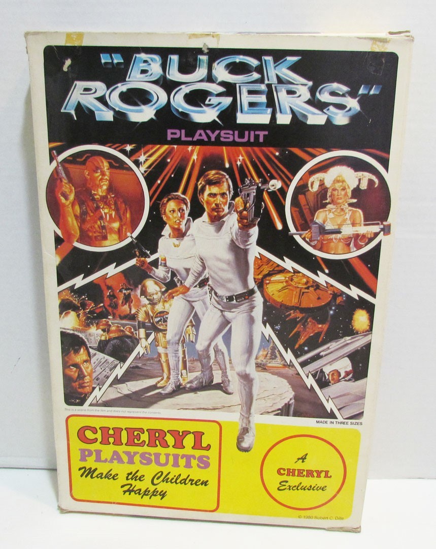 BUCK ROGERS PLAYSUIT 1980 VINTAGE UNUSED by CHERYL PLAYSUITS ENGLAND UK NOS